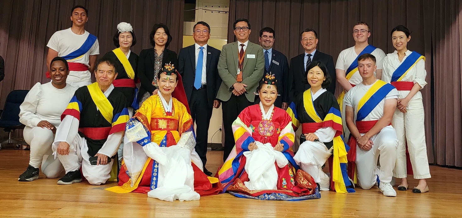 미국 국방외국어대학 주최 한국어 말하기 대회 참석