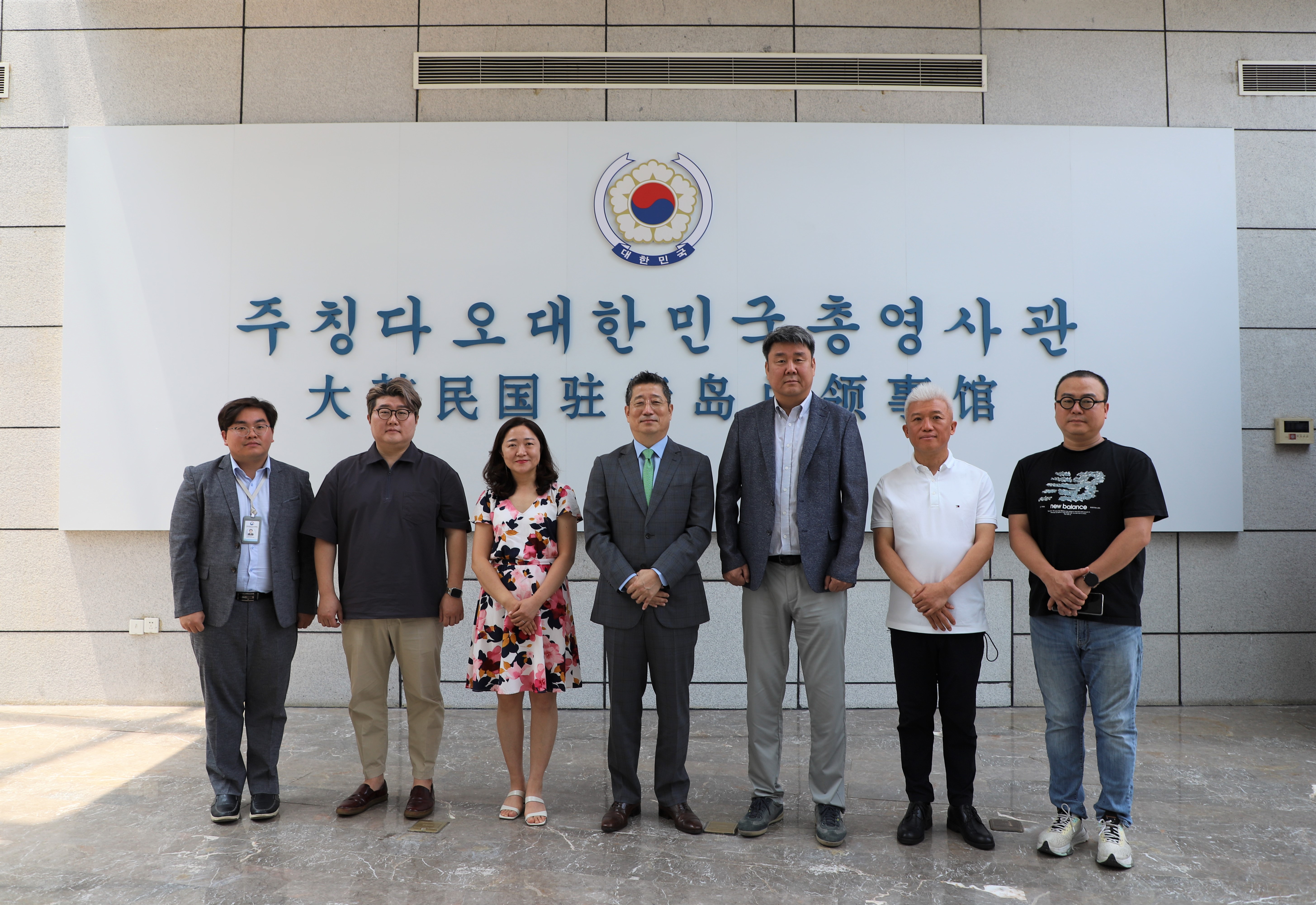 韩食振兴院-总领事馆-青岛韩餐厅协议体举行三方协议签署仪式