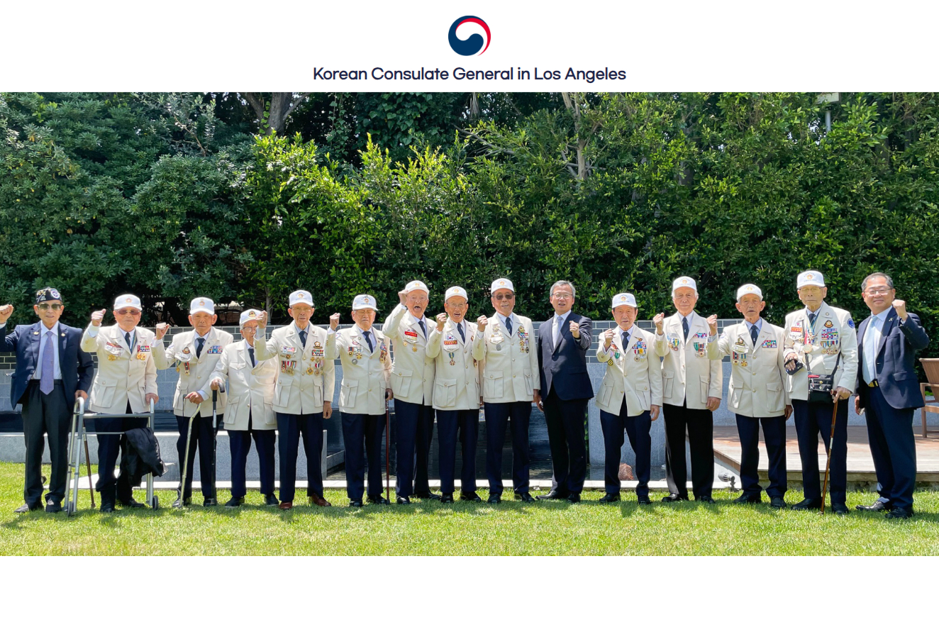 Consul General Youngwan Kim Hosts Luncheon for Members of the Korean War Veterans Association (June 6)