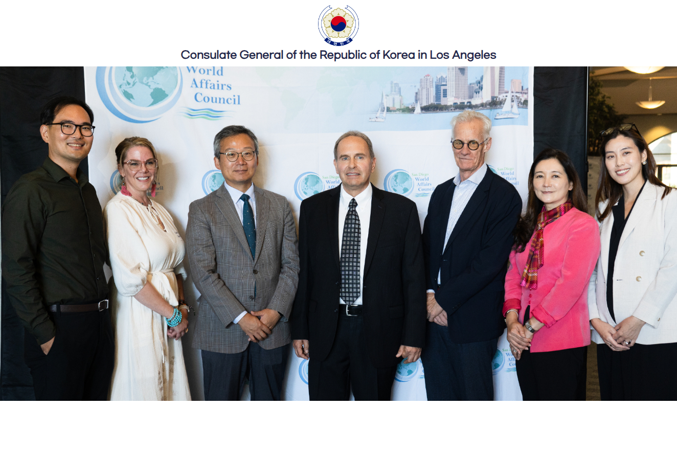 Consul General Youngwan Kim attends the K-Diplomacy Seminar at the National University, San Diego (Oct. 12, 2024)