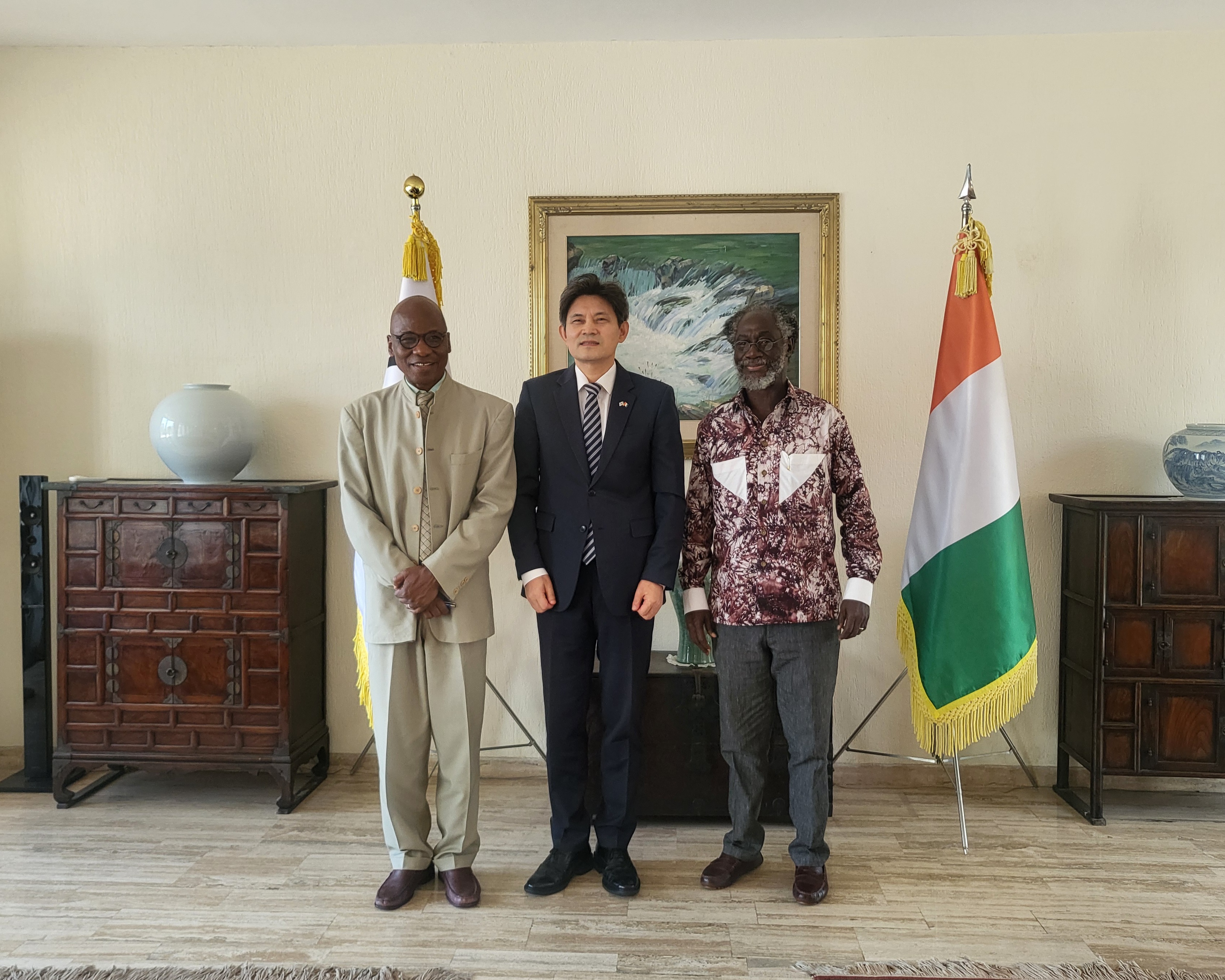 Audience avec Prof. Aké N'GBO, Président de l'ASCAD