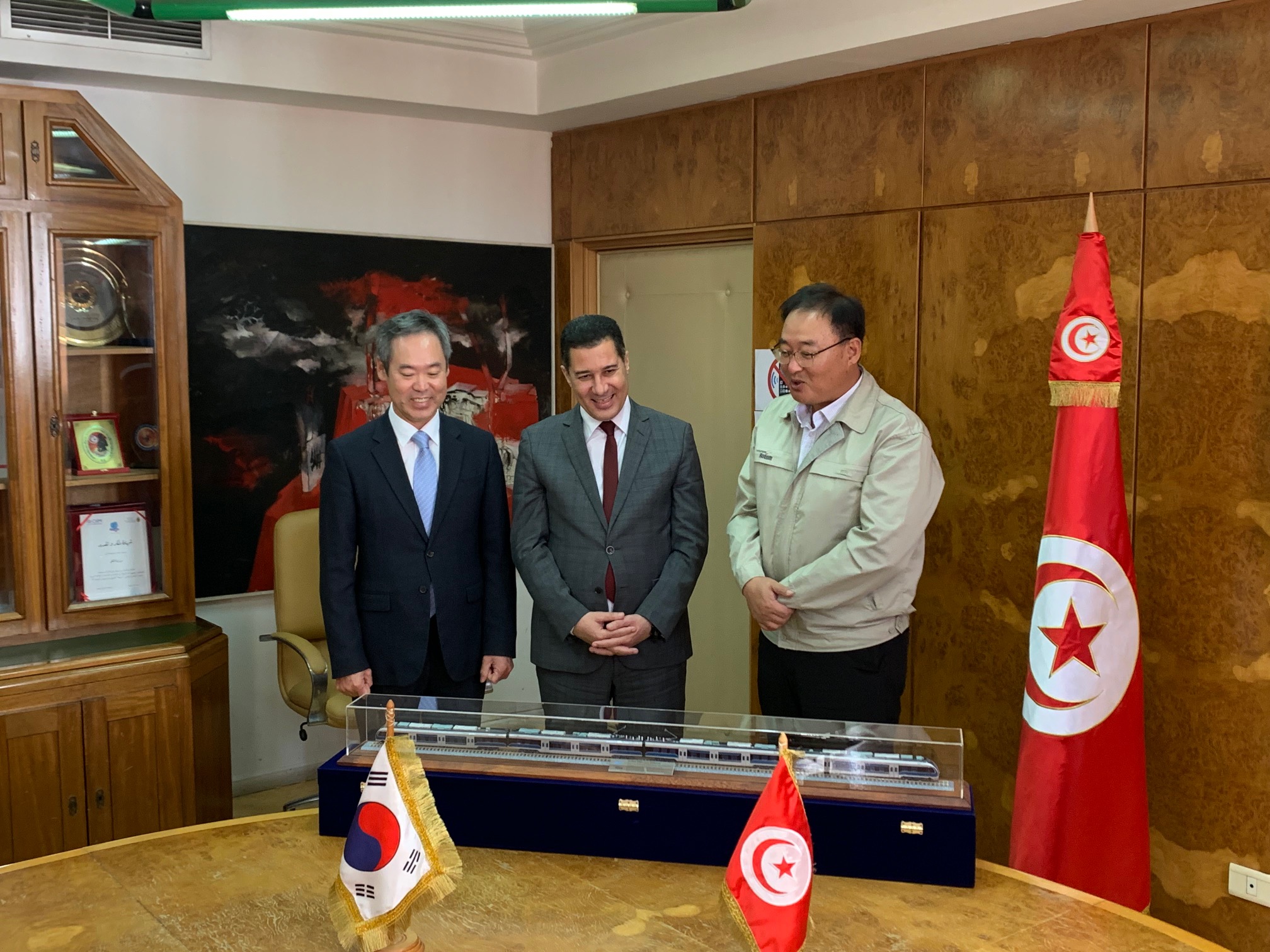 Rencontre avec le Ministre des Transports de Tunisie (coopération du l