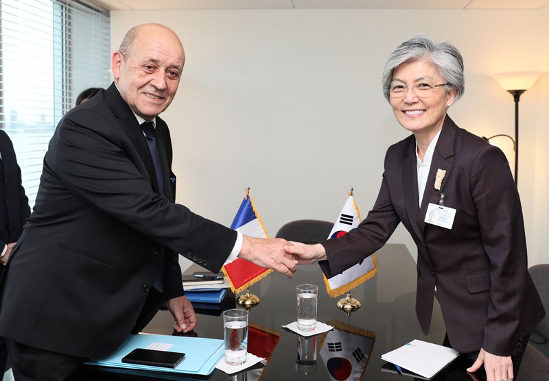 ROK-France Foreign Ministerial Meeting Held