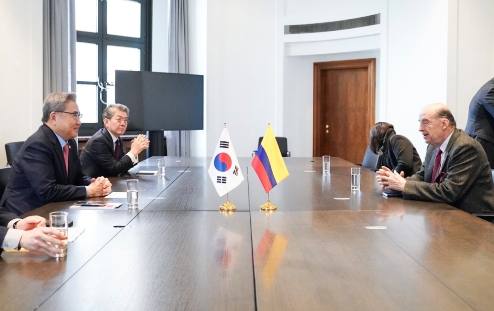 박진 외교부 장관, 뮌헨안보회의 계기 콜롬비아 외교장관 회담