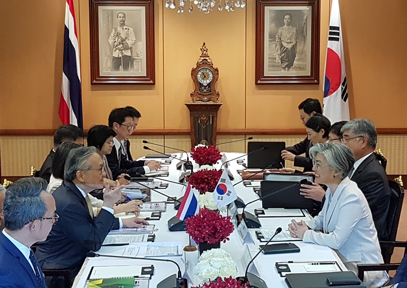 강경화 외교장관, 태국 공식 방문
