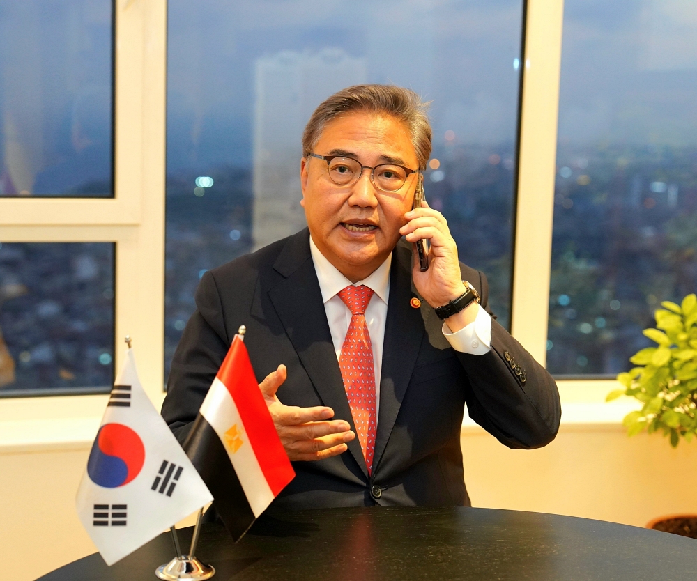박진 장관, 이집트 외교장관과 통화