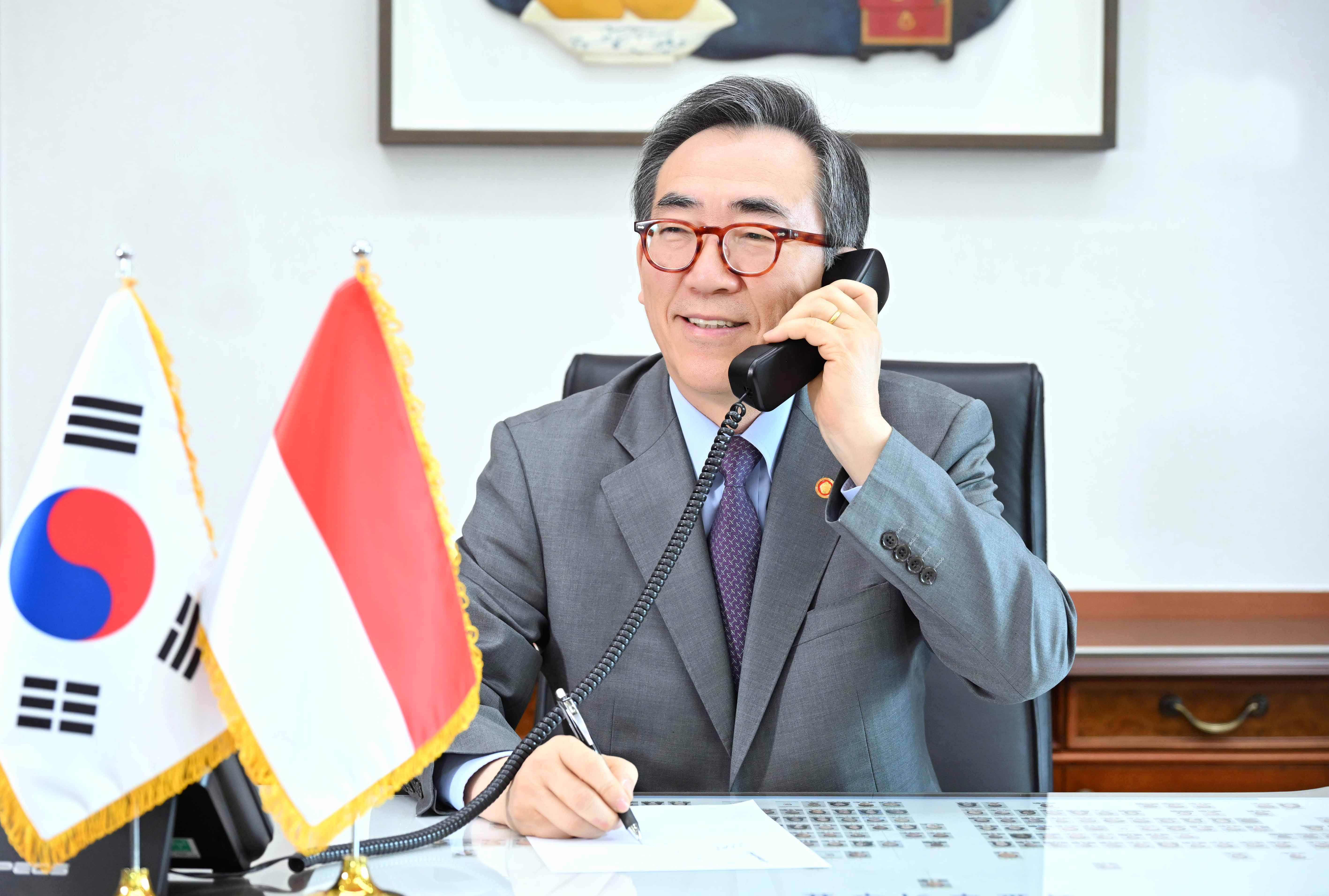 Korea-Indonesia Foreign Ministers’ Telephone Conversation (Feb. 13th)